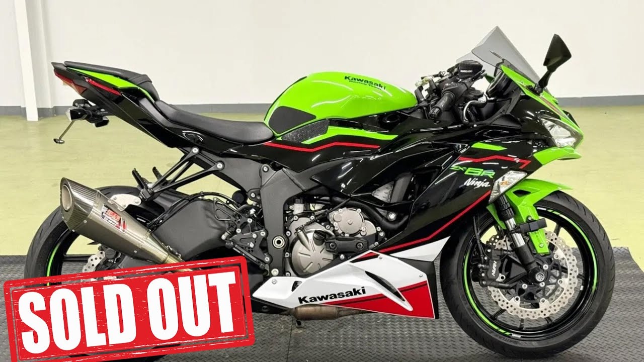 R5.12/15売約済 2021年モデル NINJA ZX-6R KRT Edition 3,200km 転倒傷