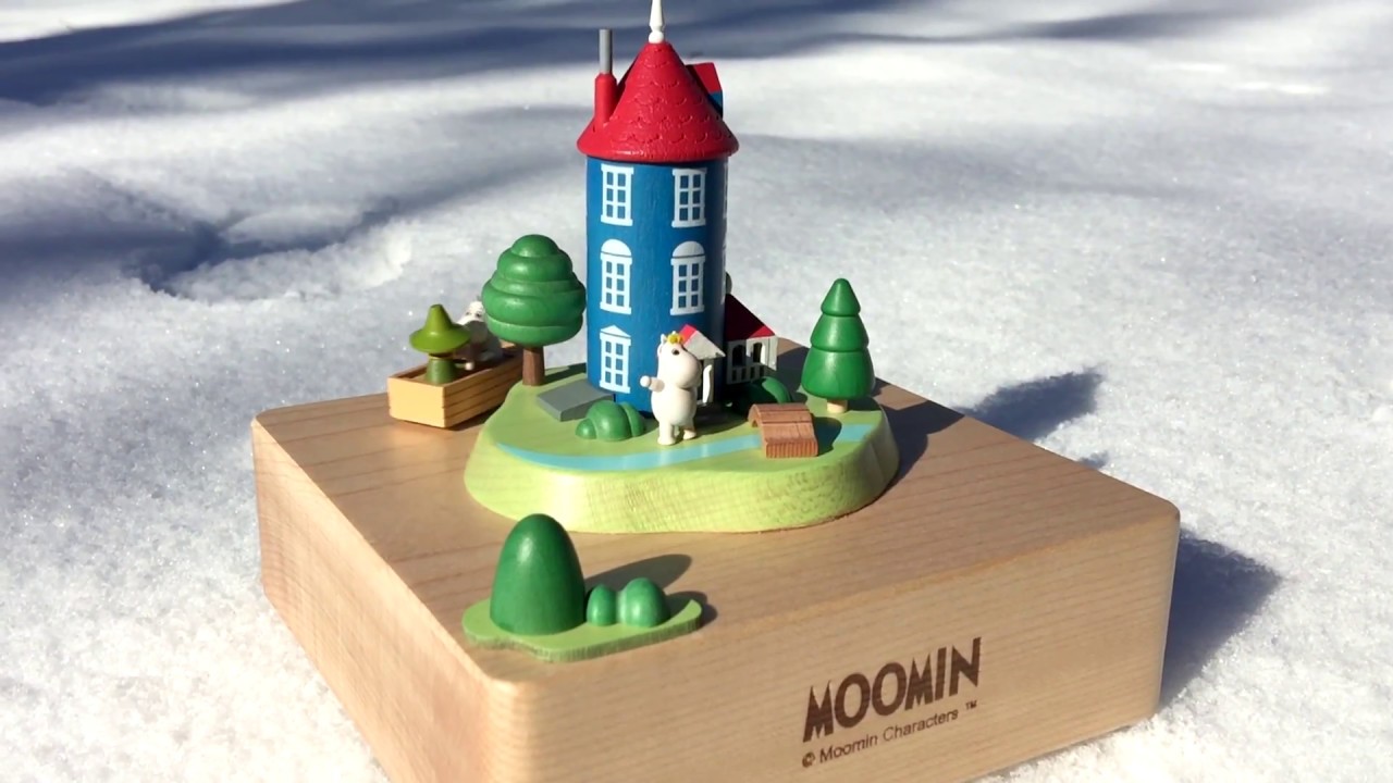 2017年新製品紹介！木製ムーミンオルゴール、フィンランド製