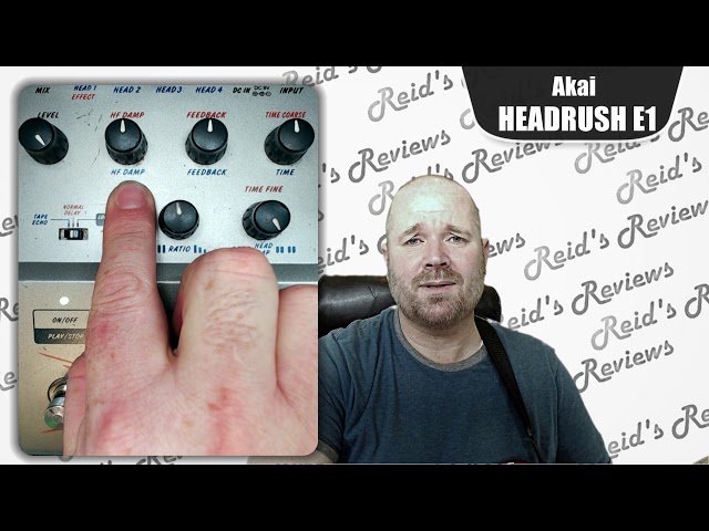 Origins of Delay! Akai HEADRUSH E1, Tape Echo, Looper, Guitar