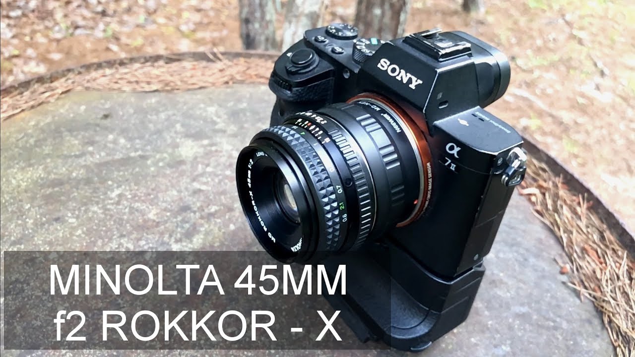 Vintage Lens Review: 45mm Minolta Rokkor - YouTube