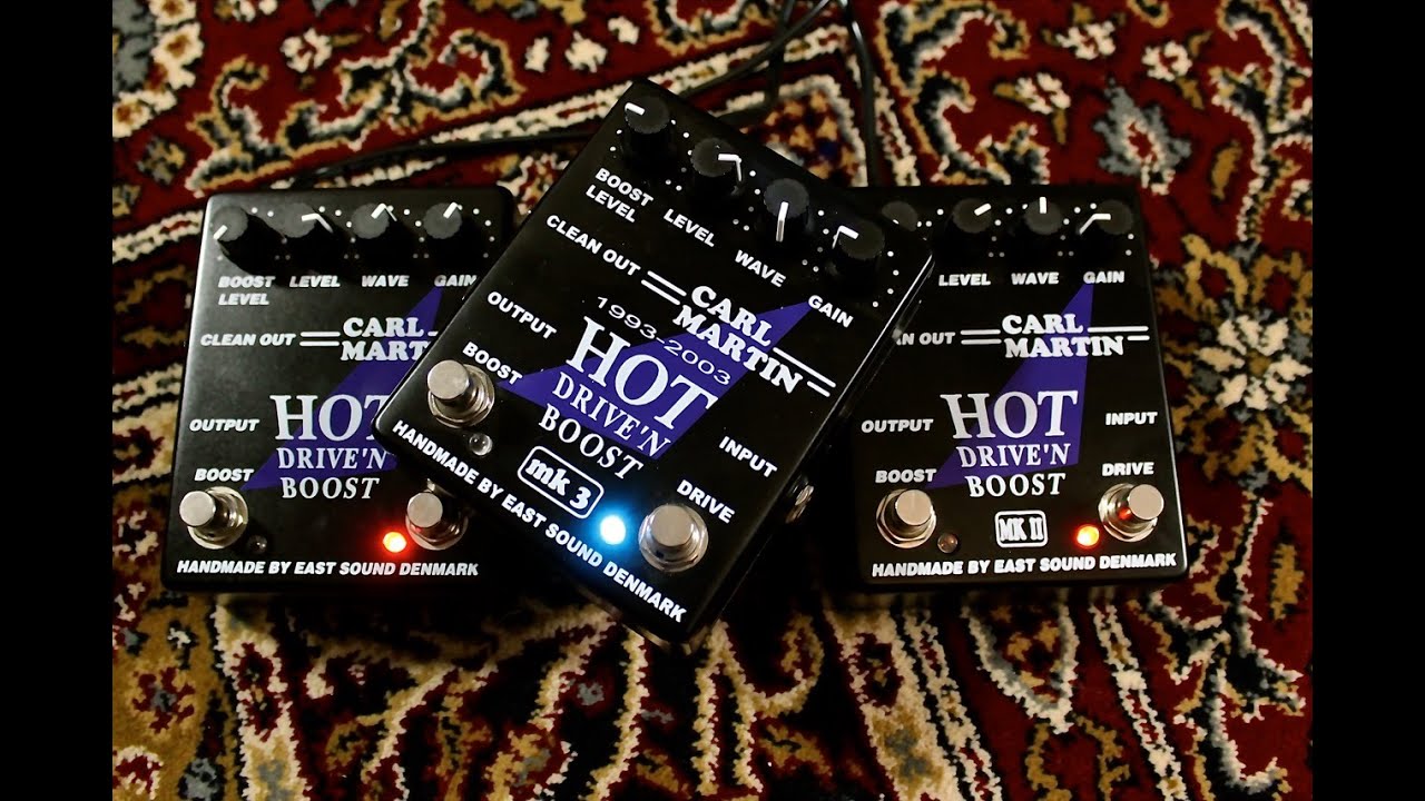 Carl Martin Hot Drive´n Boost MK 1, 2 & 3 - Demo by Simon Gotthelf