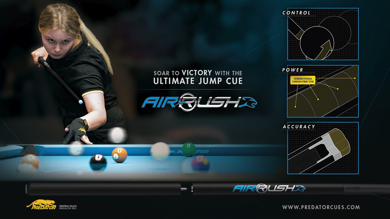 ジャンプキュー プレデター AIR RUSH SportGrip | ビリヤードの専門店
