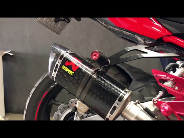 Akrapovic Honda CBR250RR 17- Exhaust S-H2SO6-APC - YouTube