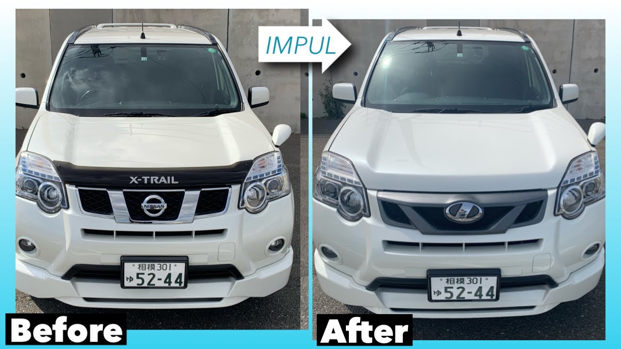 エクストレイル T31】IMPULフロントグリルに変えました 後期型