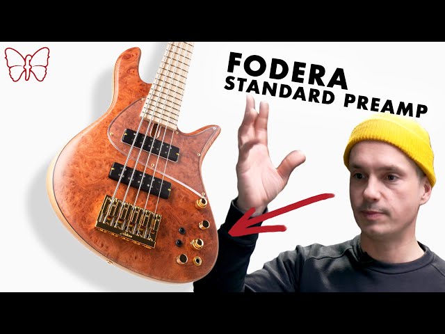 Fodera Standard 3-Band Preamp Demo 🦋 - YouTube