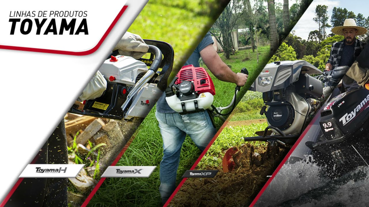 Roçadeira Lateral Toyama PREMIUM - Houp - Hobby ou Profissional