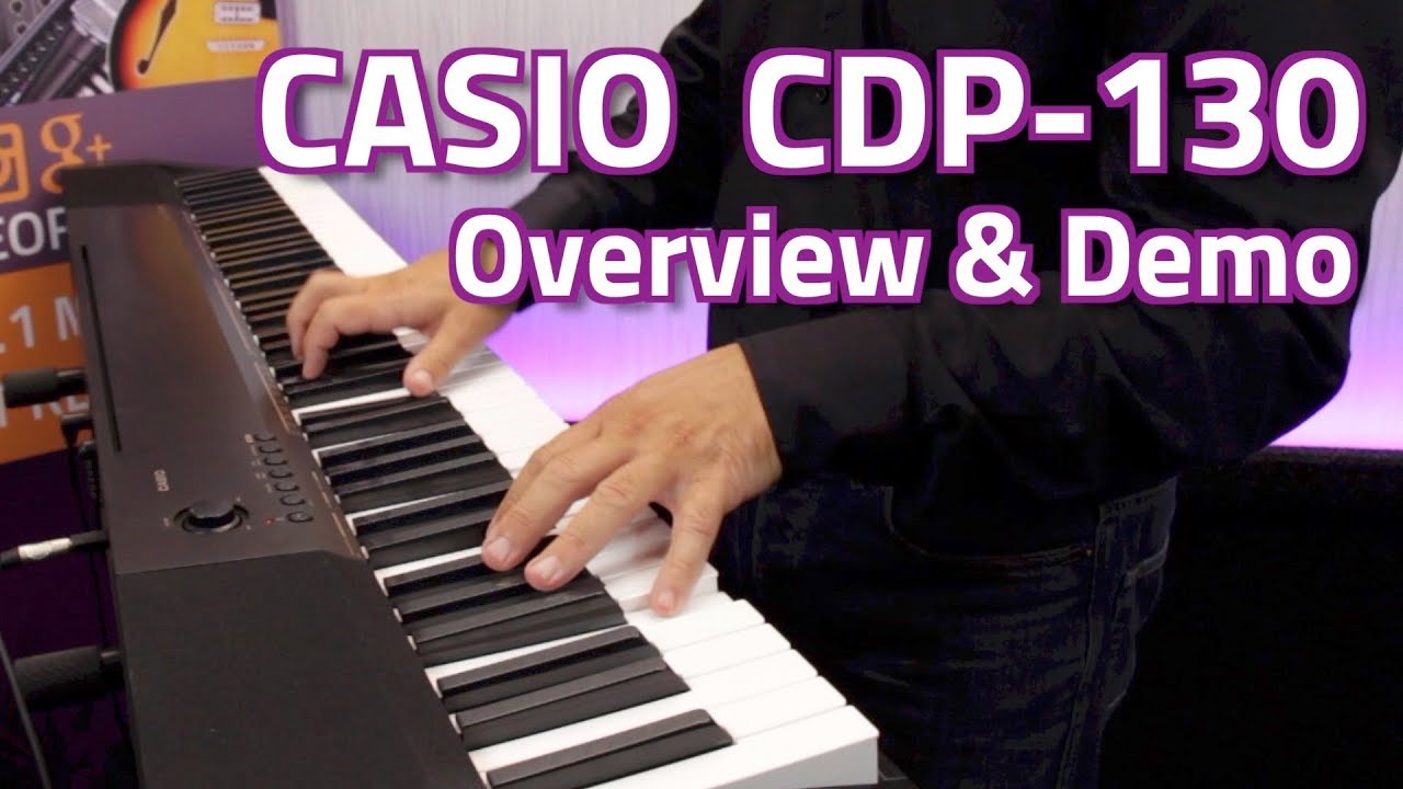 Casio CDP-130 Digital Piano - Overview & Demo - YouTube
