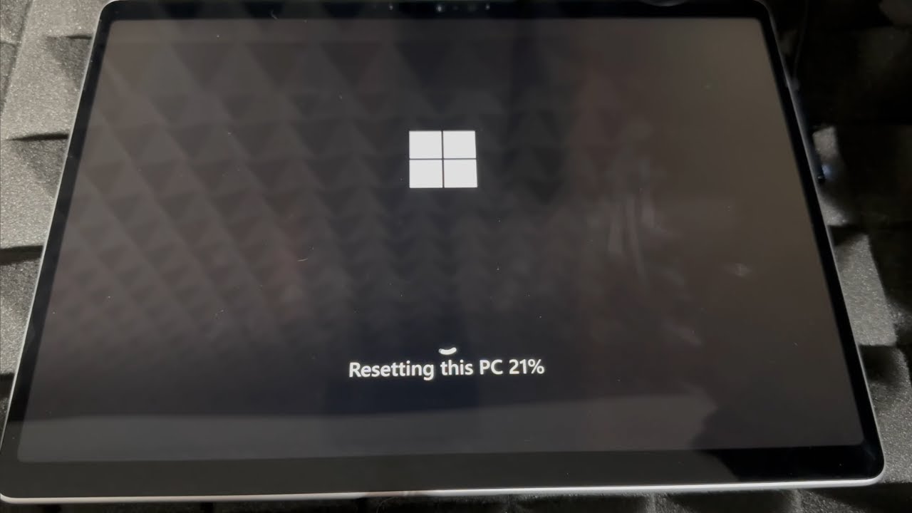 How to Factory Reset Microsoft Surface Pro - YouTube