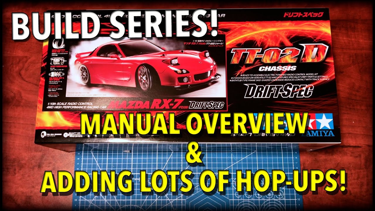 Mazda RX7 TT02D Build Series! - Manual Overview - YouTube
