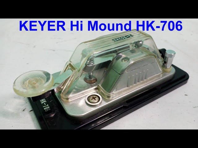 Hi Mound HK-706 Keyer Morse - YouTube