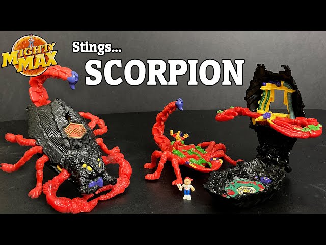 Mighty Max Stings Scorpion Playset Review - YouTube