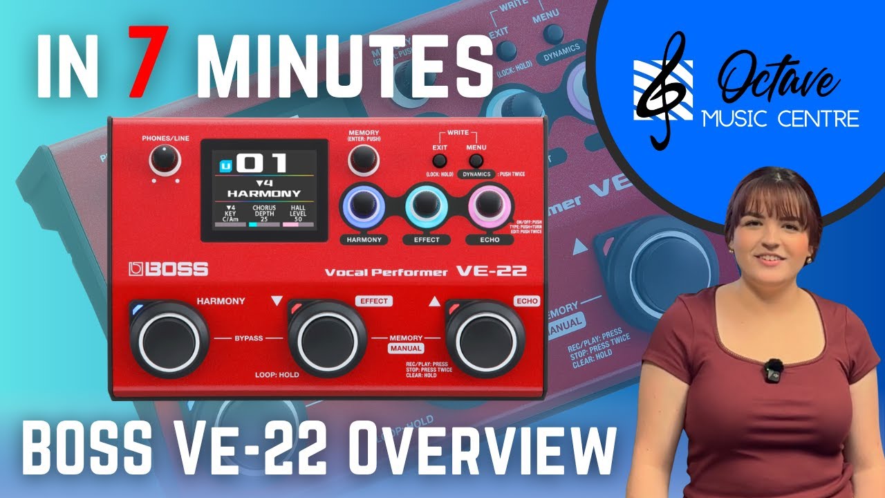 BOSS VE-22 Vocal Processor in 7 Minutes - Demo & Features - YouTube
