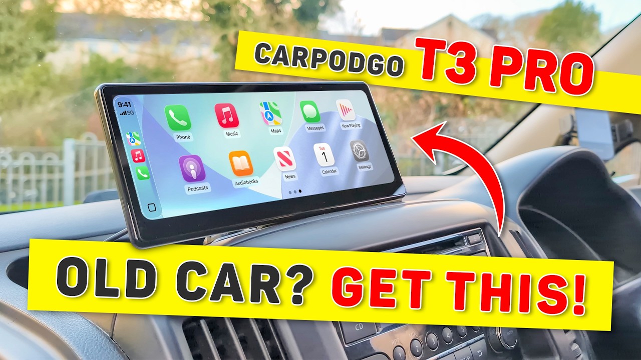CarpodGo T3 Pro – Still The Best Wireless CarPlay Screen? - YouTube
