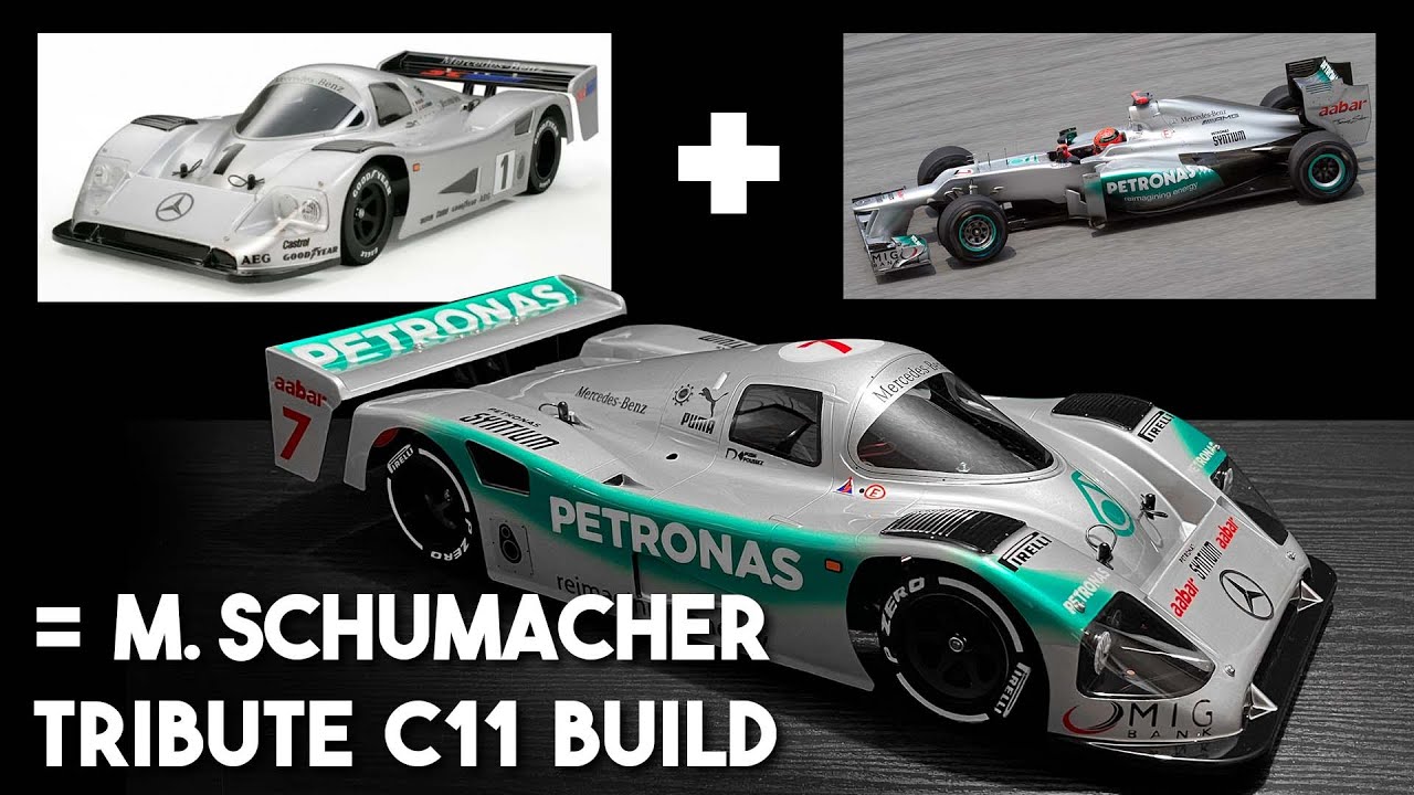 未走行！タミヤ メルセデスベンツC11 ボディのみ Cカー タミヤ RC特別