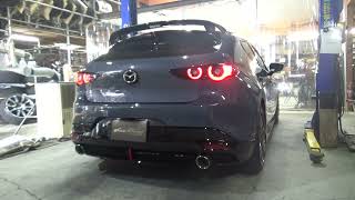 センスブランド MAZDA3 マフラーサウンド - YouTube