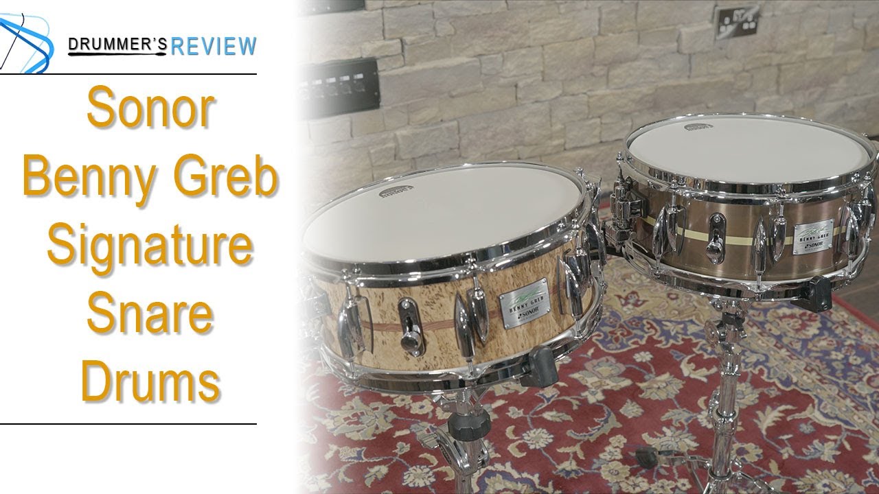 Sonor Benny Greb Signature Snare Drums // Full Review & Demo