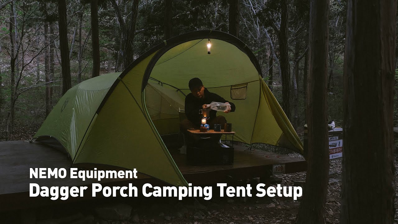 Nemo Dagger Ridge Porch 3p Tent / 니모 다이거 포치 텐트 - YouTube