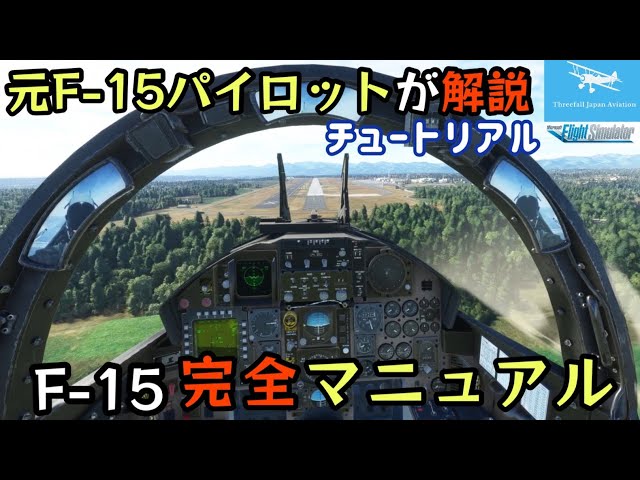 元F-15パイロットがエンジン始動から操縦方法を完全解説】これを観て