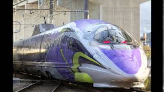 JR西日本、エヴァンゲリオンとコラボした500系新幹線「500 TYPE EVA