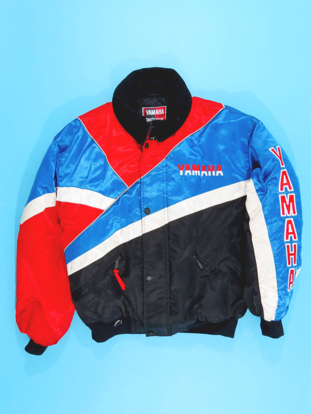 90s Yamaha Racing Puffy Zip Jacket - 5 Star Vintage