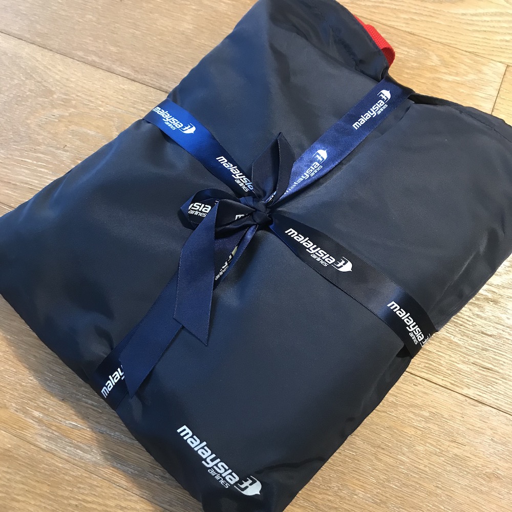 ファーストクラスで世界一周していただいたパジャマ＆アメニティ①