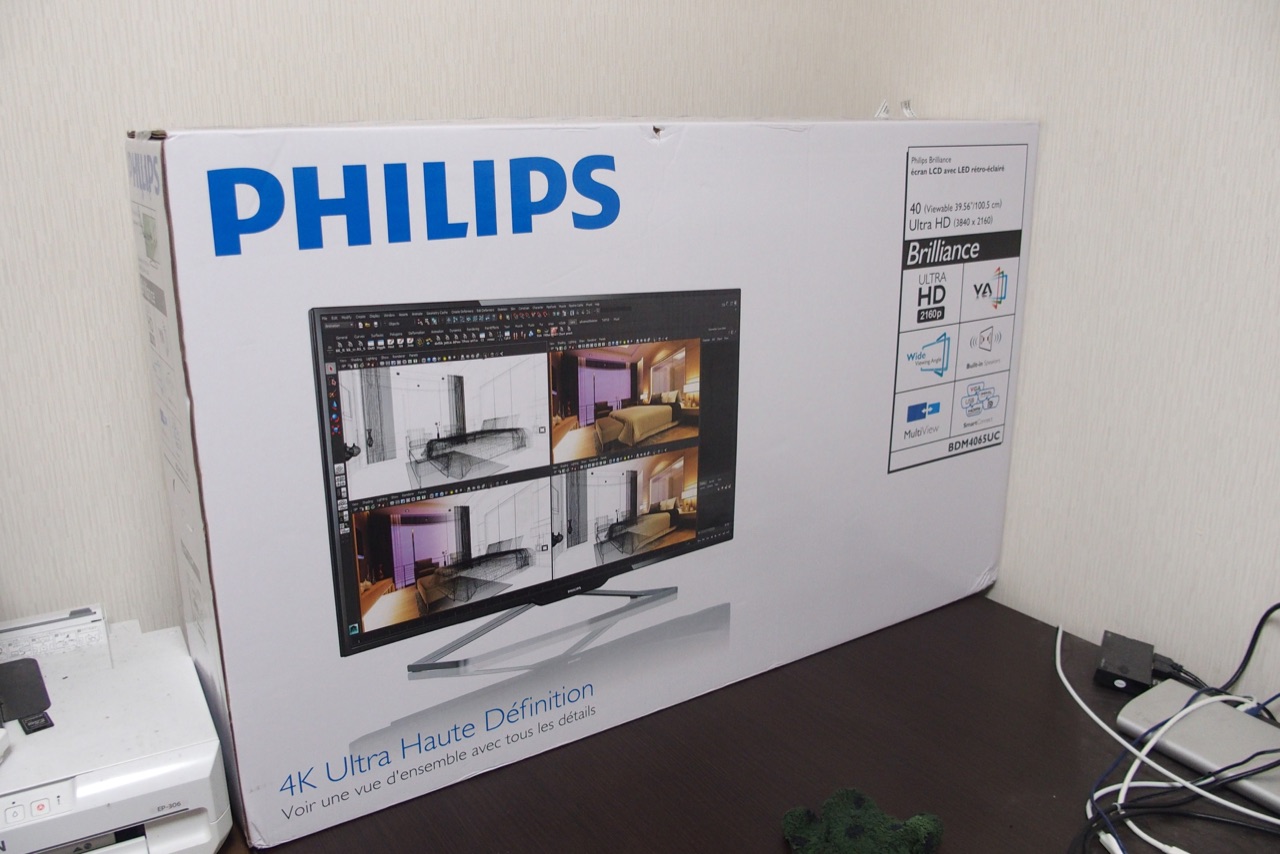 40インチ 4Kディスプレイ PHILIPS BDM4065UC/11を購入しました | エボログ