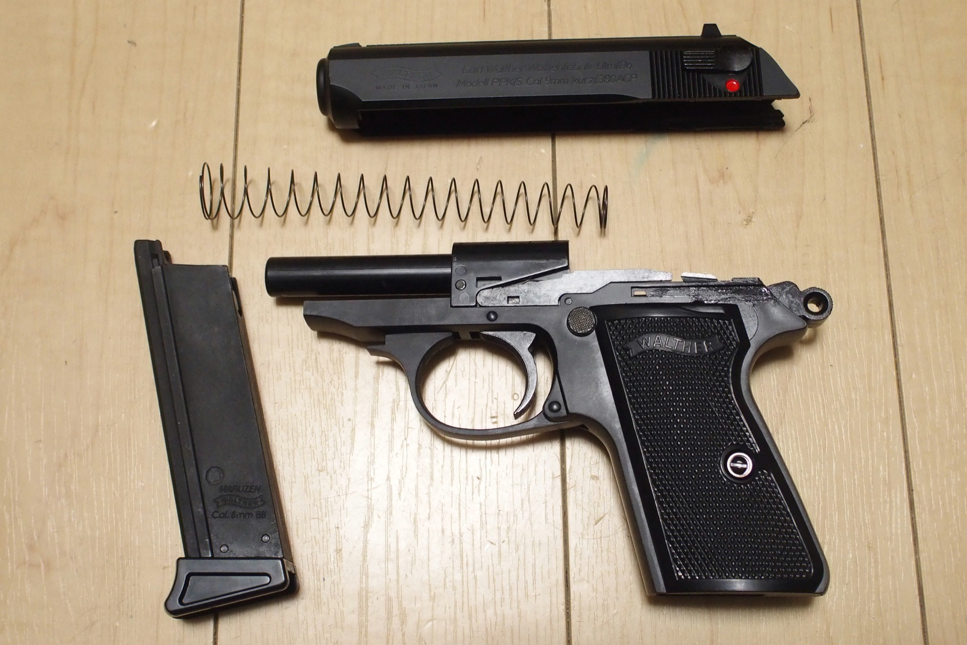 マルゼン ワルサー PPK/S ガスブローバックハンドガンのレビュー