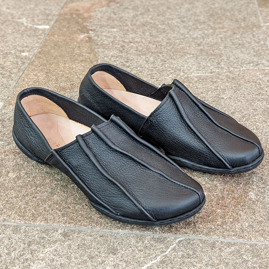 送料無料】trippen[トリッペン]/YEN-ALB[イェン]/BLK-BK 定番の