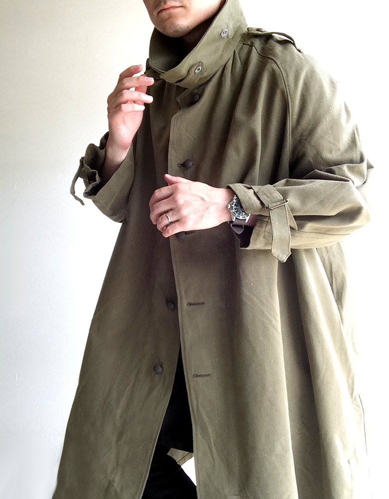 ヨーロッパヴィンテージ フランス軍モーターサイクルコート | マメチコ