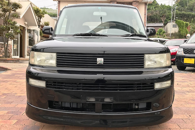 トヨタ bB ZXバージョン 平成14年 人気の黒 17インチアルミ付