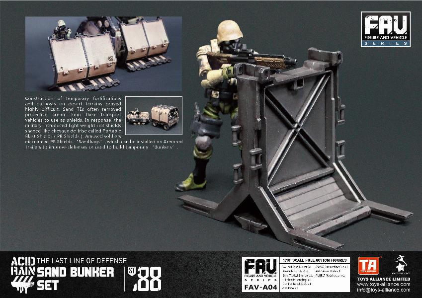 TOYS ALLIANCE Acid Rain FAV-A04 Sand Bunker Set - Pocket In Action