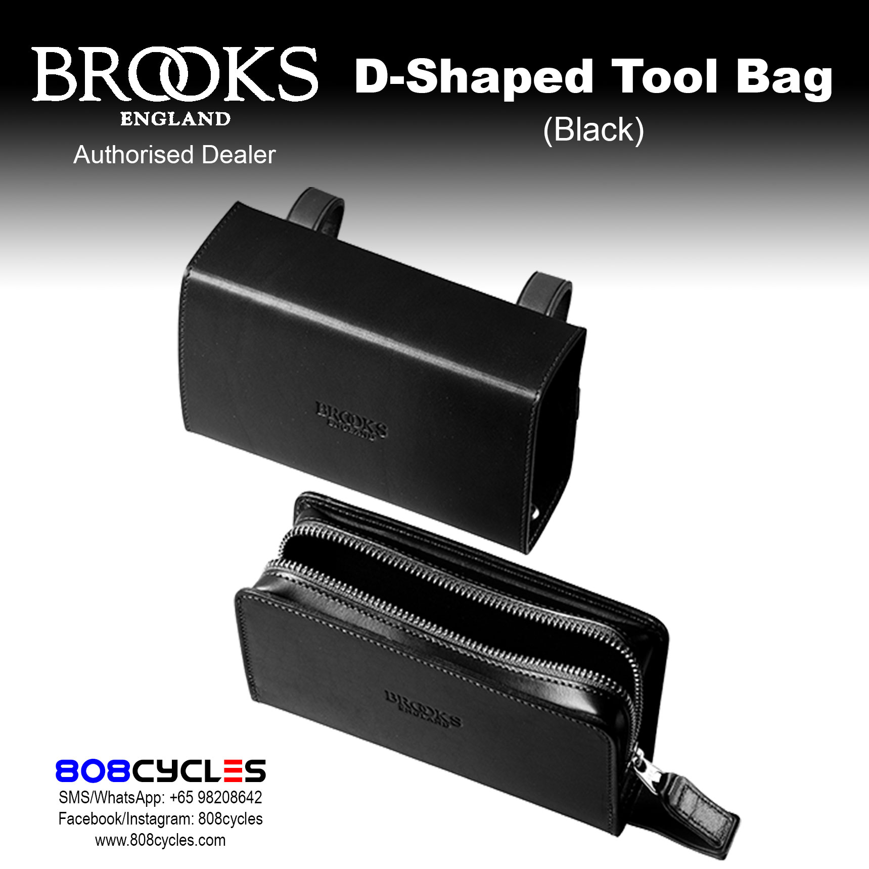 Brooks Tool Bag D-Shaped – 808 Cycles