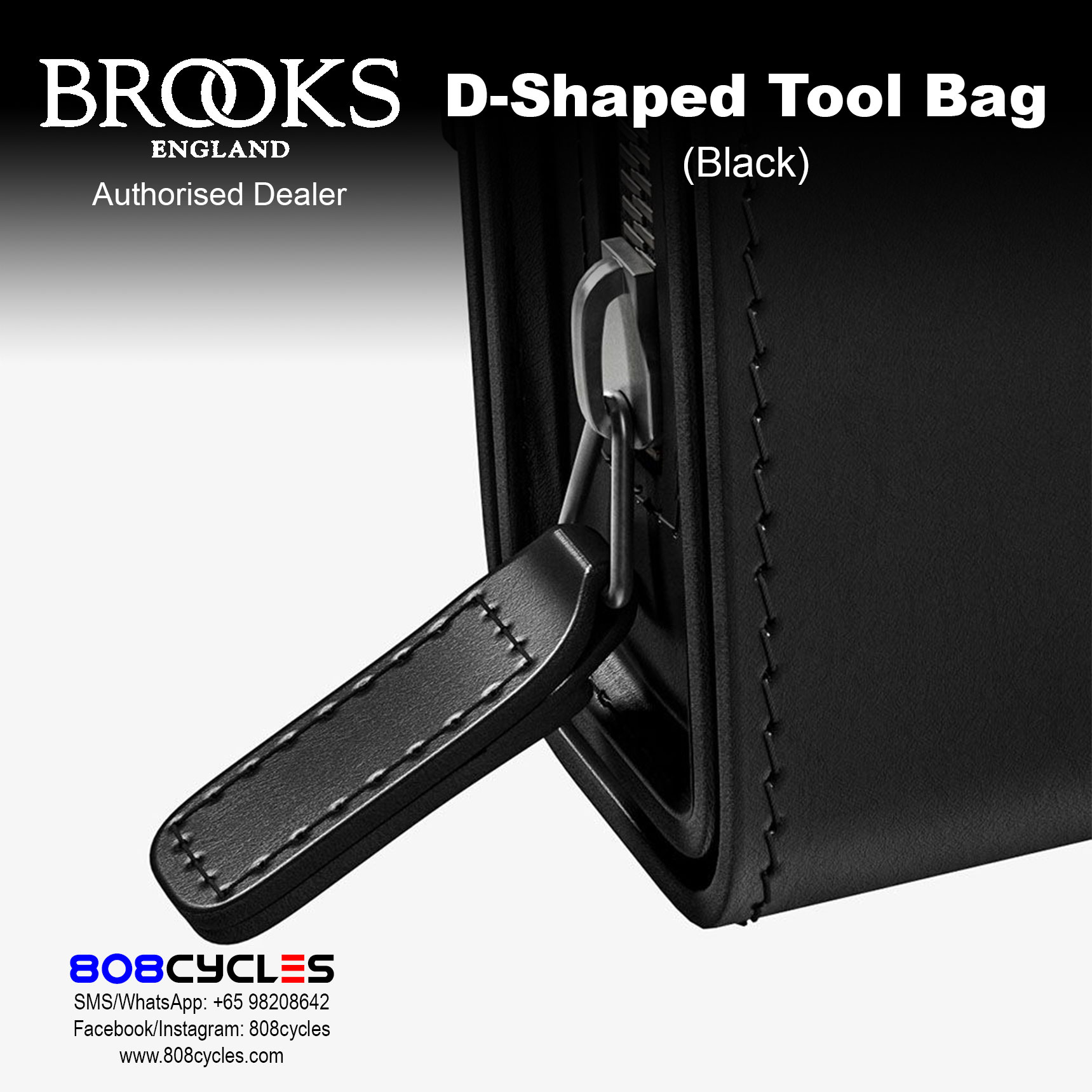 Brooks Tool Bag D-Shaped – 808 Cycles