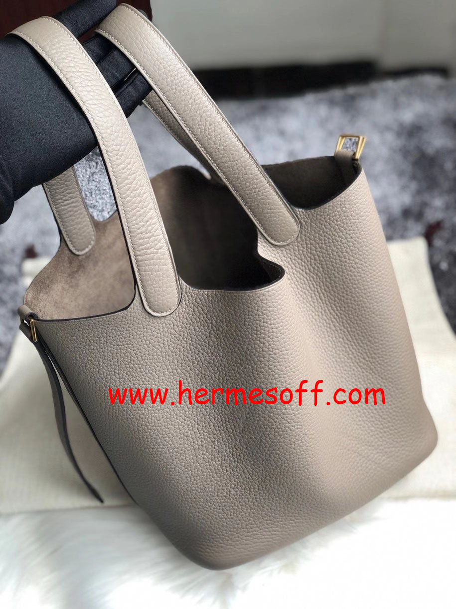 エルメス ピコタンロック MM トゥルティエールグレー トリヨン