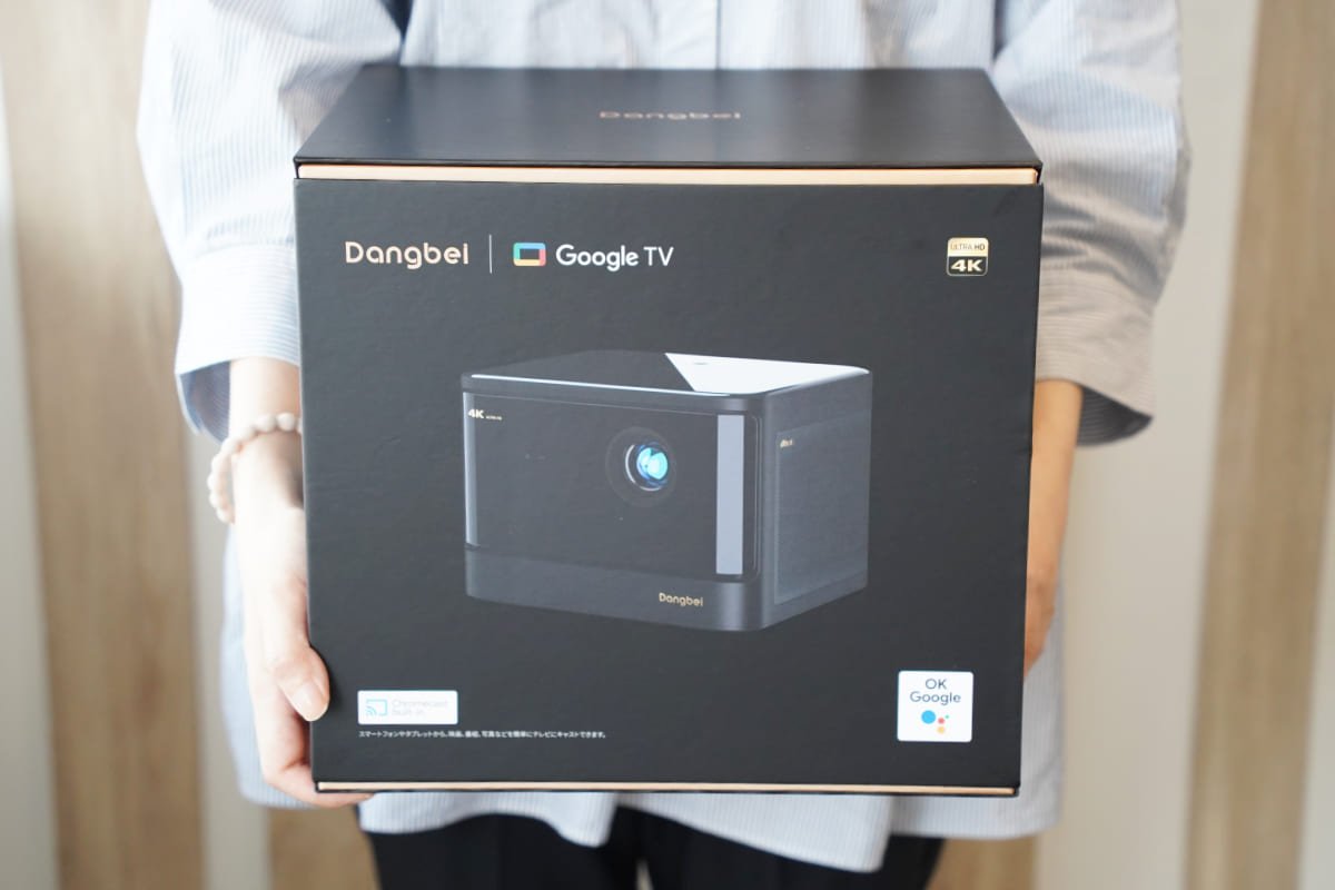 世界初のNetflix公認Google TV搭載4Kレーザープロジェクター「Dangbei