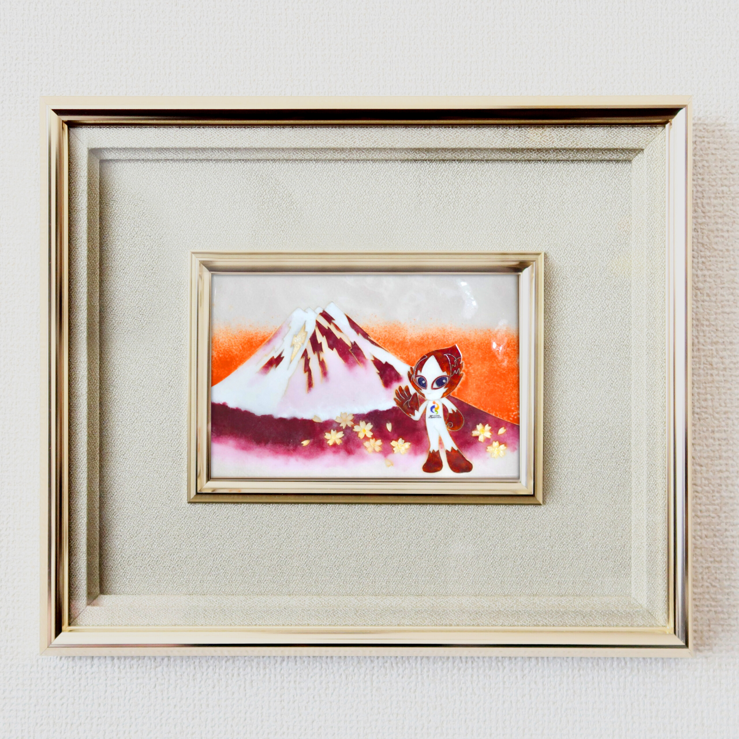 アジア競技大会公式ライセンスグッズ 七宝アートパネル】5*7 – 田村