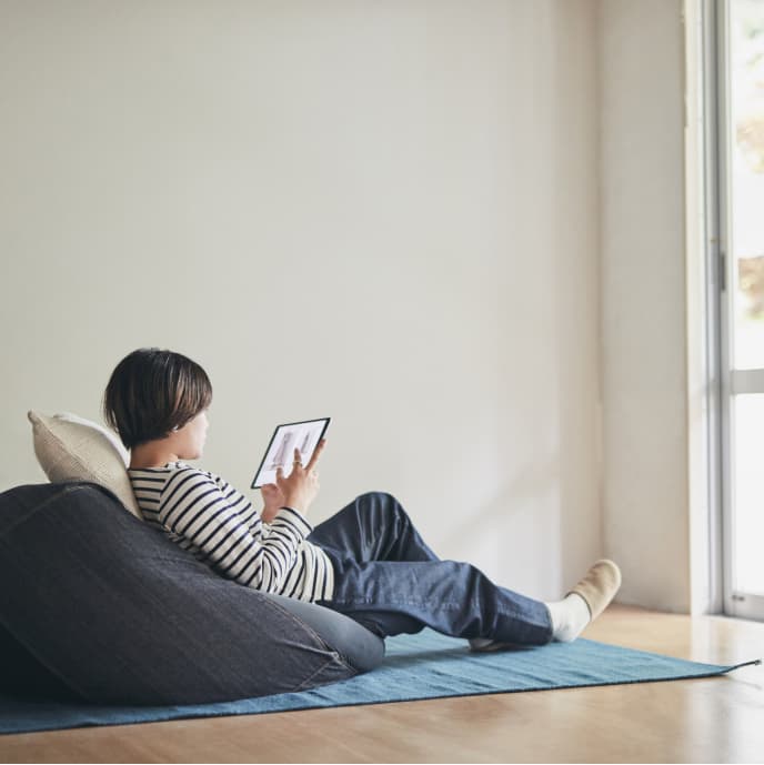 無印良品の「ビーズクッション」は大人も子どももダメにする【3週間