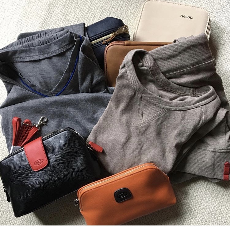 ファーストクラスで世界一周していただいたパジャマ＆アメニティ①