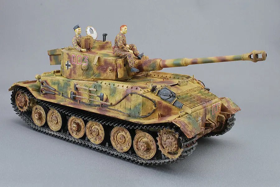 ポルシェティーガー VI号戦車 ドイツ軍重戦車 ドラゴン 1/35 組立と