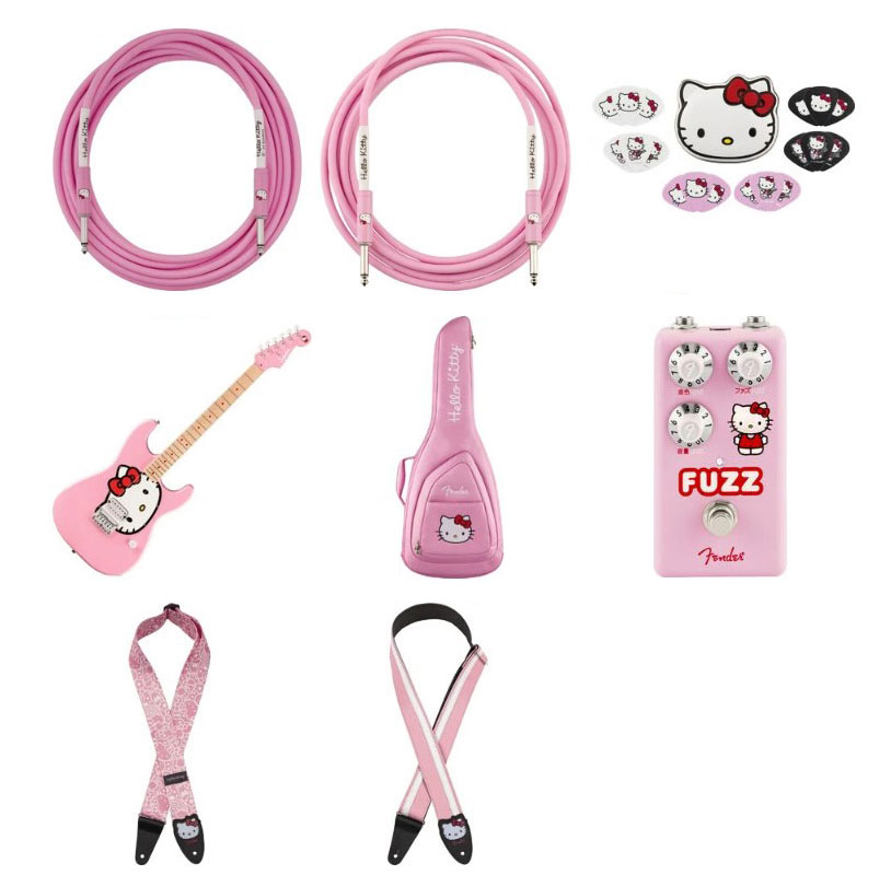 ハローキティ50周年記念限定！Fender/SquierとHello Kittyのコラボ商品