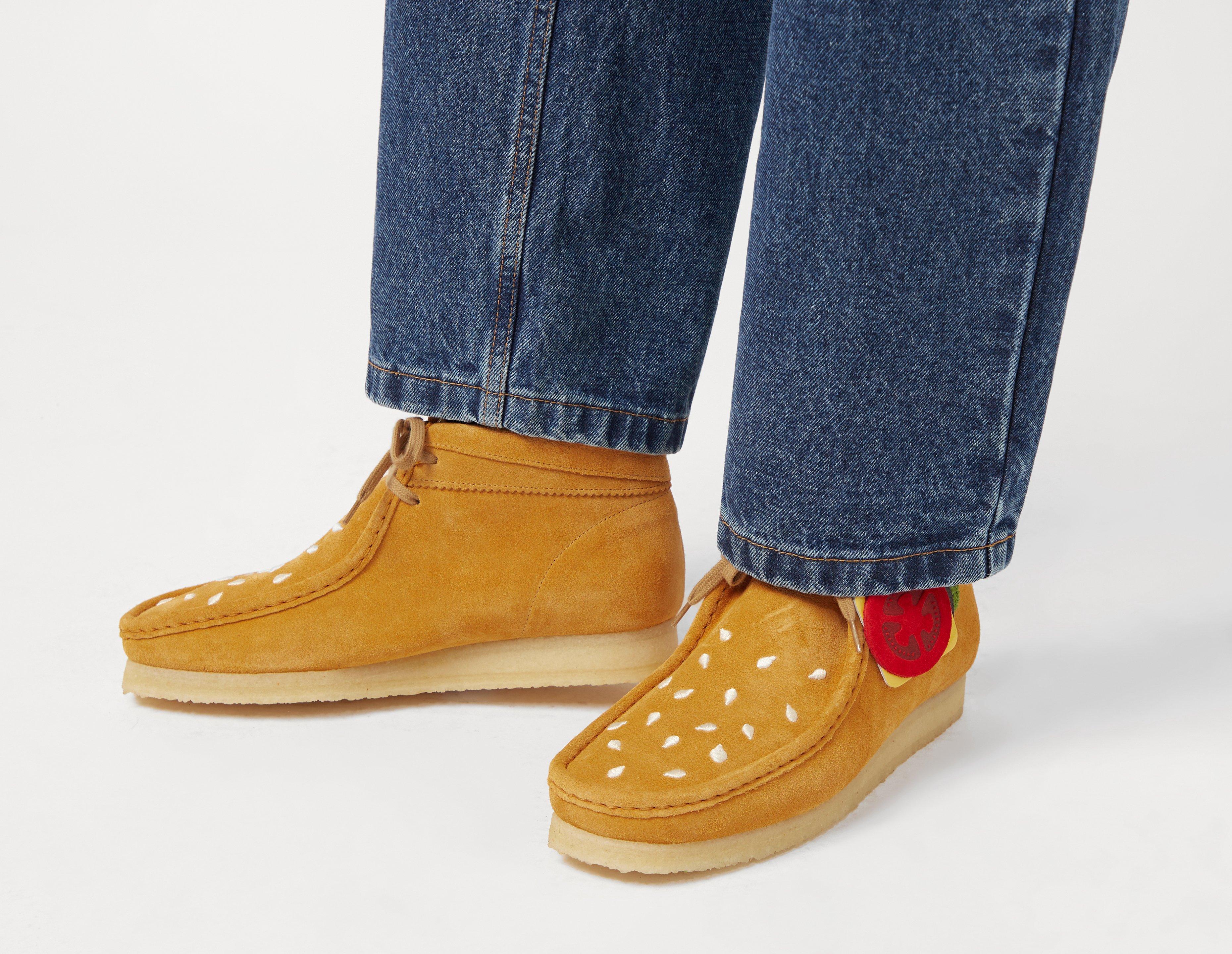 Brown Clarks Originals x Vandy The Pink Wallabee Boot | size?