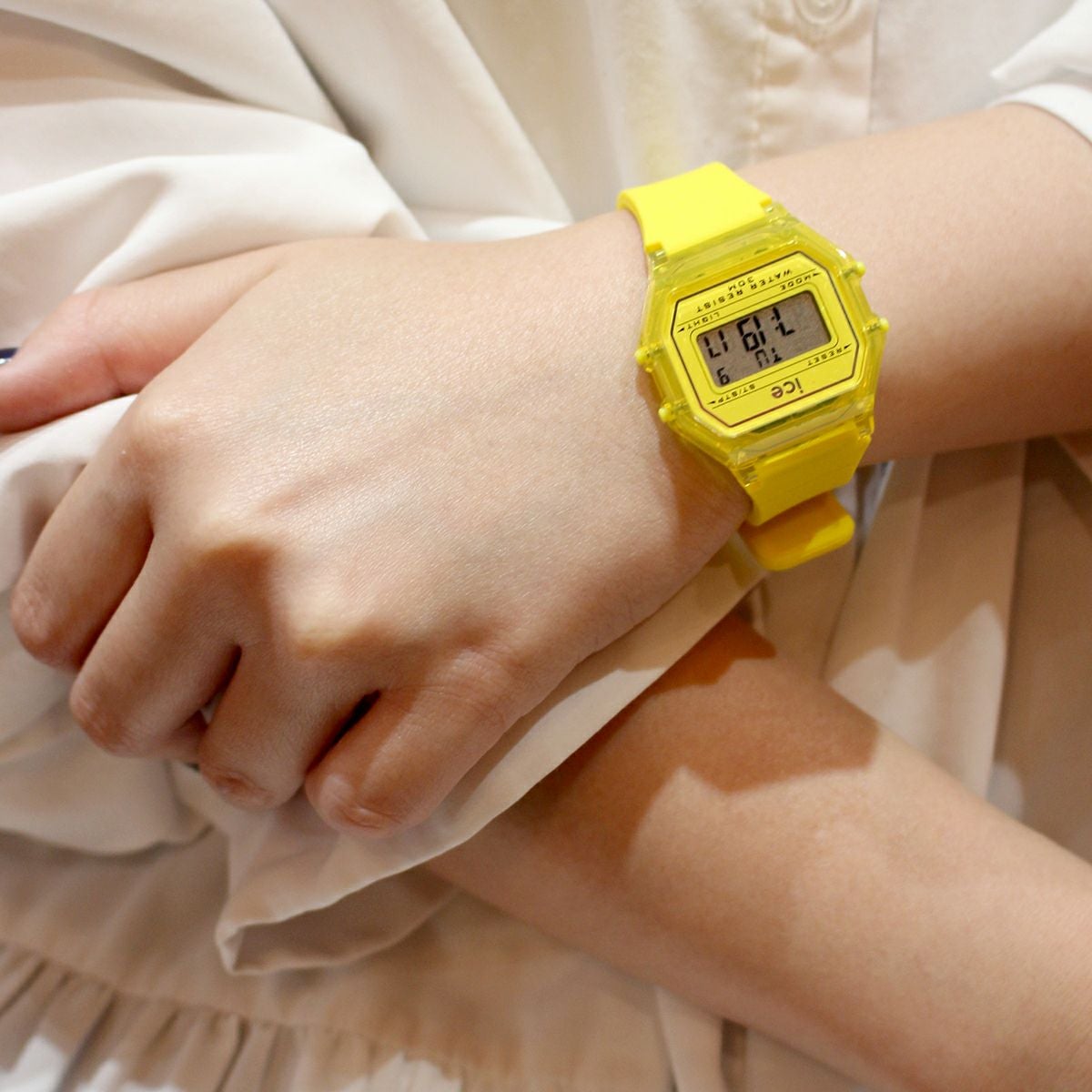 ICE digit retro - エレクトリックイエロー - スモール