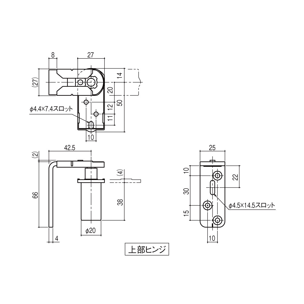 LH-761（枠取り付け用）｜中心吊りグレビティヒンジ｜シブタニ（SYS