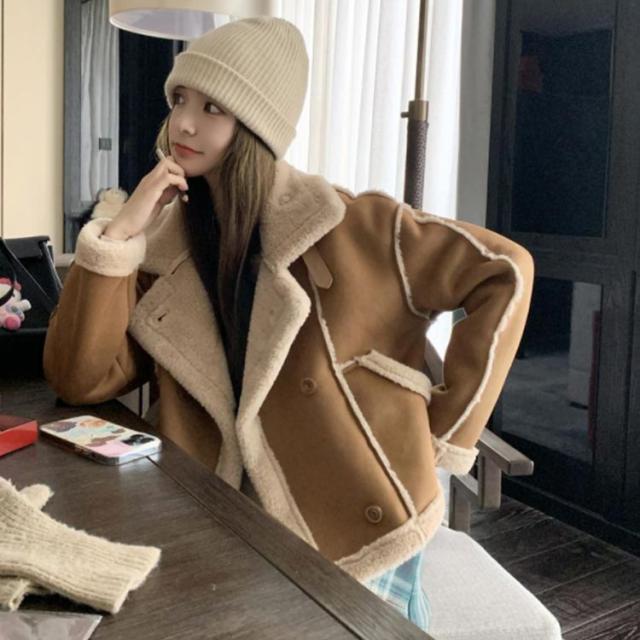 ボア スウェード 大きいサイズ コート ボア ライダースジャケット