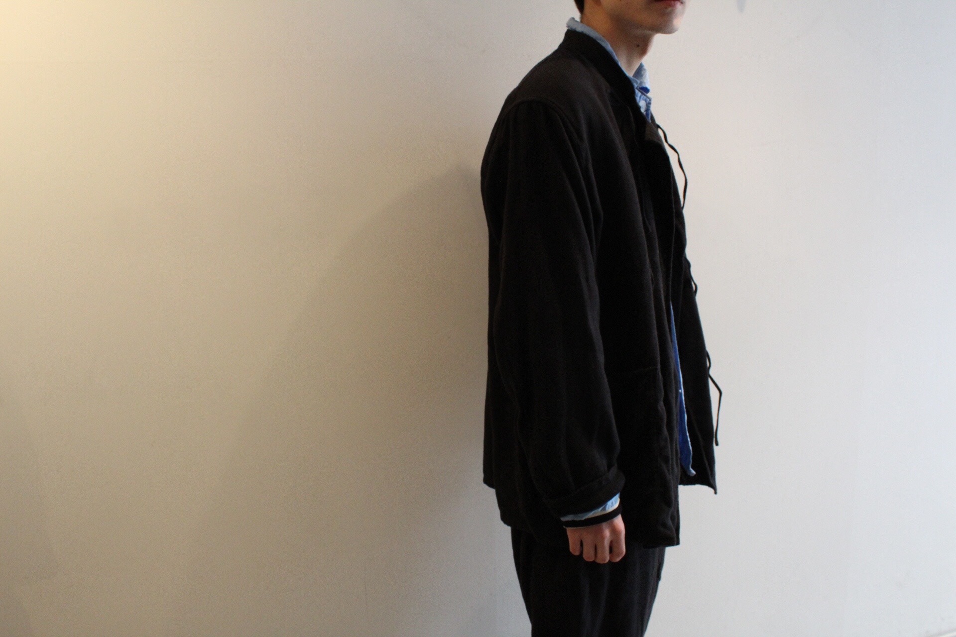 COMOLI / リネン起毛スタンドカラージャケット | IDEAL