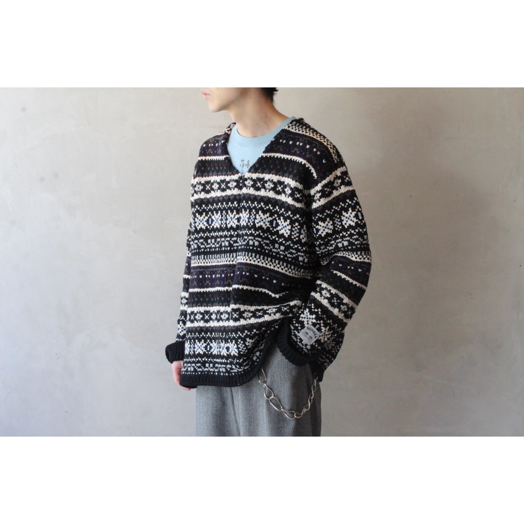 SUNSEA 19AW NORDIC SWEATER サイズ3 - 19aw SUNSEA NORDIC S