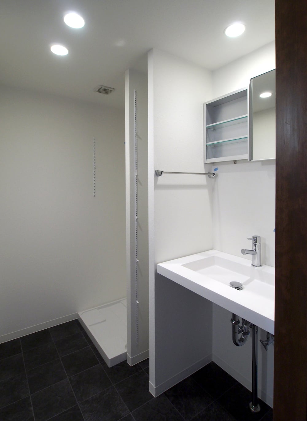 サンワカンパニーの洗面台「カリッサ750」＋「メディシン