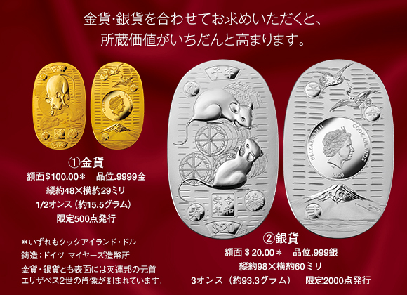 2020年 干支記念貨幣 令和福ねずみ：I・E・I オリジナルショップ