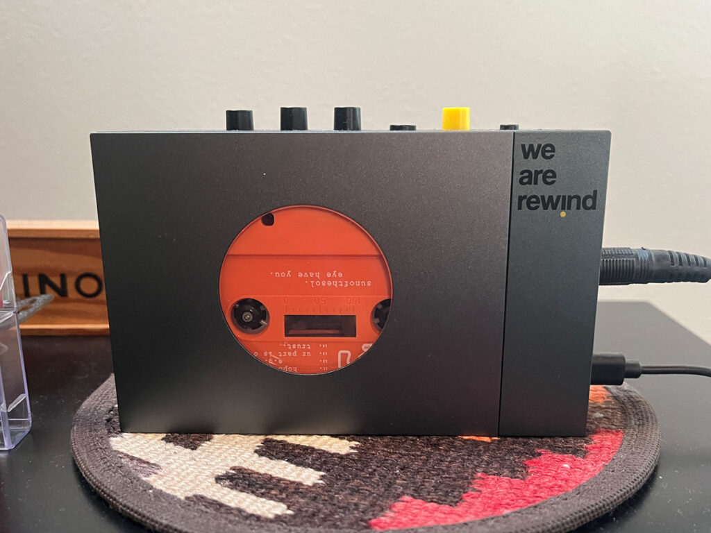 カセットプレーヤー「We Are Rewind」の購入から1年経って