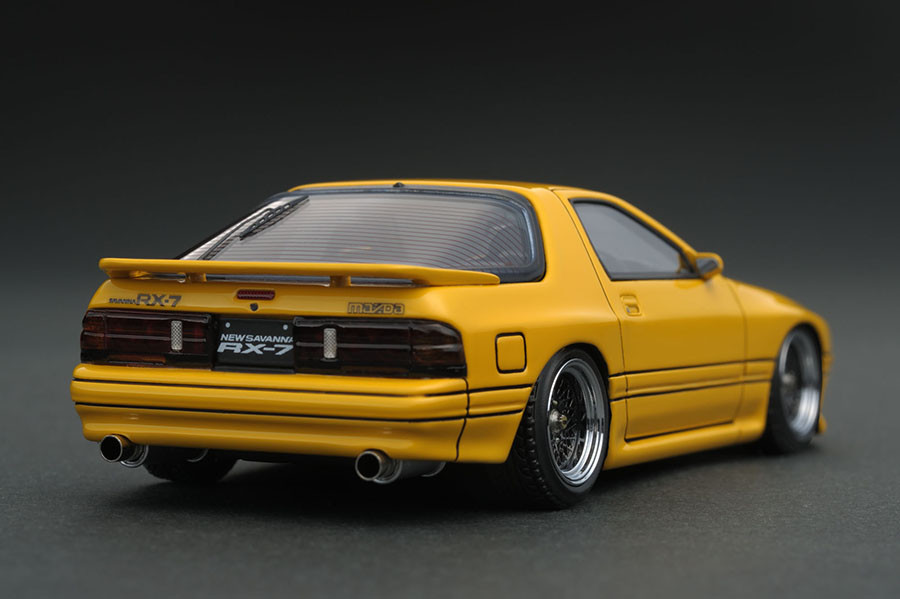 IG0562 1/43 Mazda Savanna RX-7 (FC3S) Yellow | LINE UP | ignition